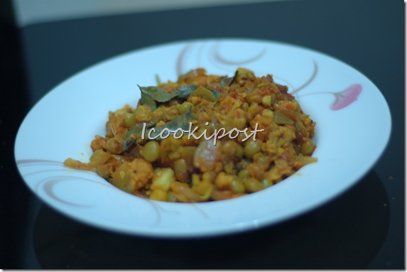 Green Peas-Cauliflower