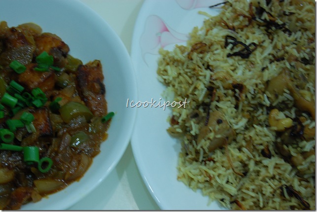 paneer chicken biriyani