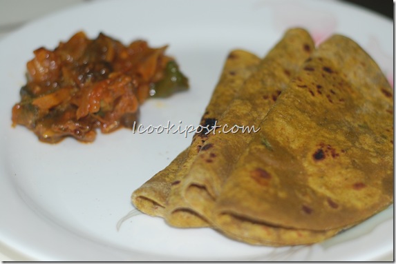 palak paratha 1 palak paratha 1