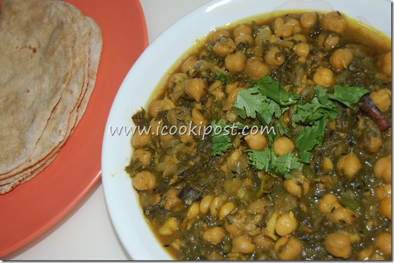 Palak Chole Masala