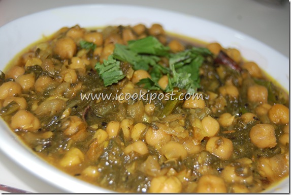 palak chole
