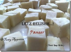lets relish paneer